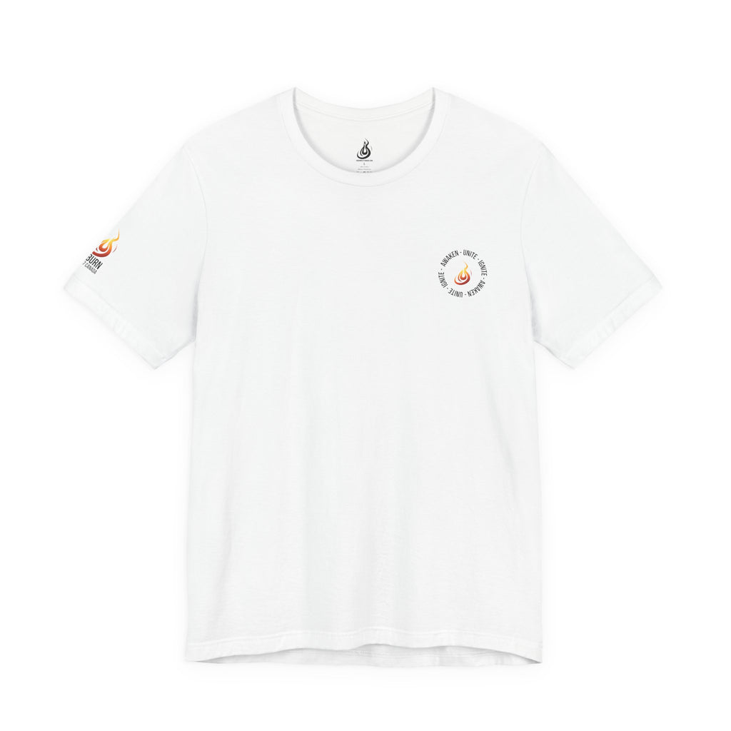 Unite Ignite Awaken Tee – Inspirational Christian Short Sleeve Shirt (Light Colours)