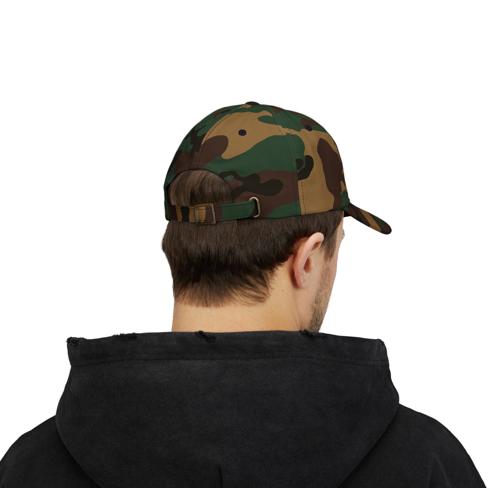 Flame Icon Dad Cap: Minimal Fire Embroidered Baseball Hat