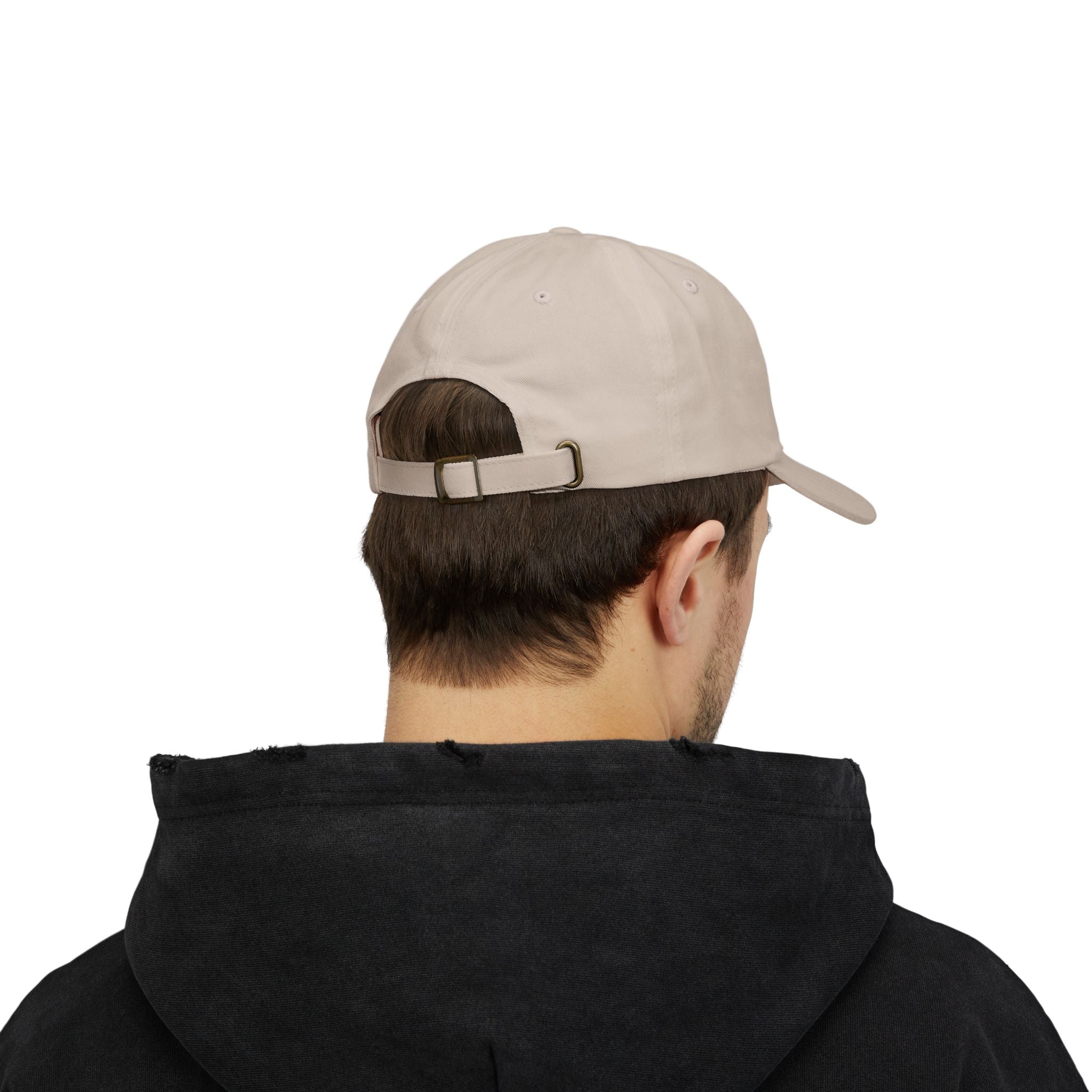 Dad Cap: Minimal Embroidered Burn Flame