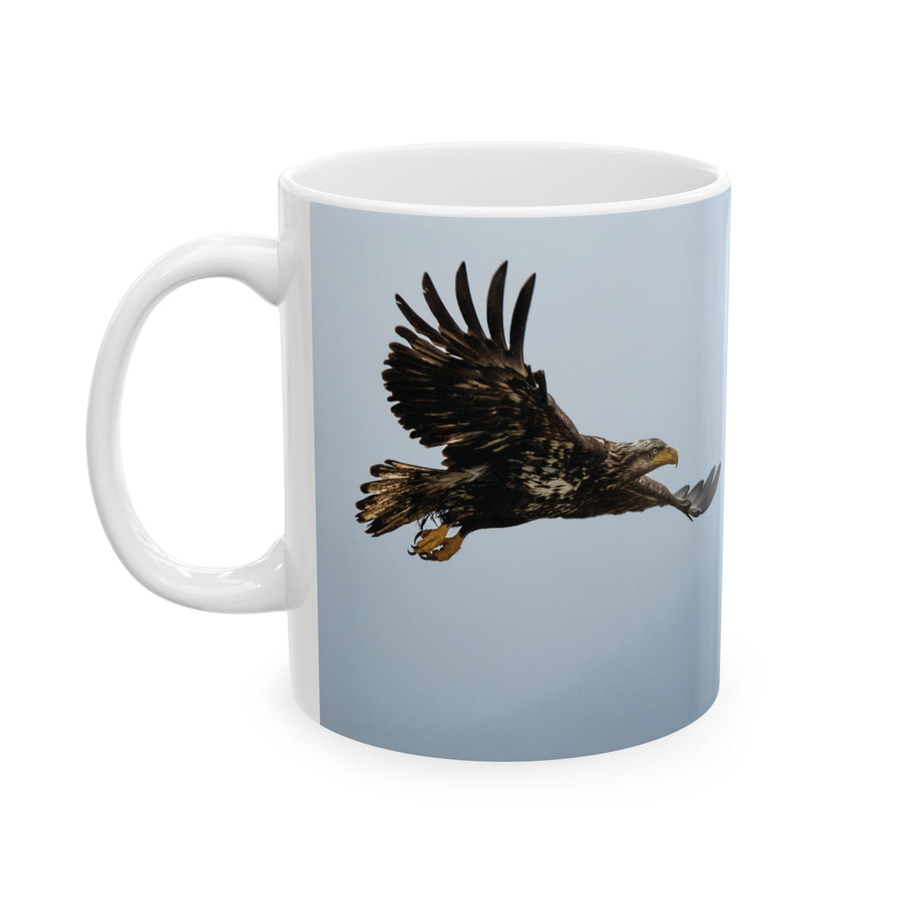 Eagle Inspirational Quote Ceramic Mug (11oz, 15oz)