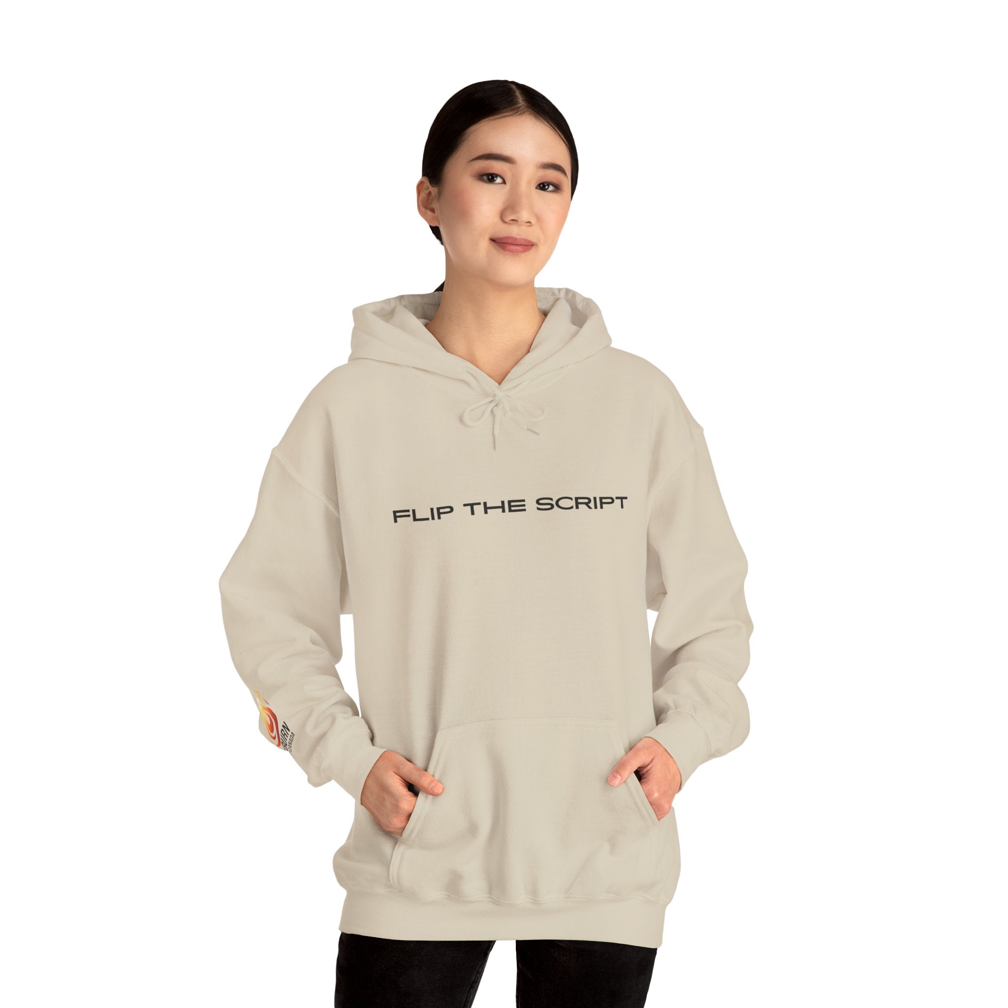Flip The Script Hoodie — Isaiah 43:18–19 (Light Colours)