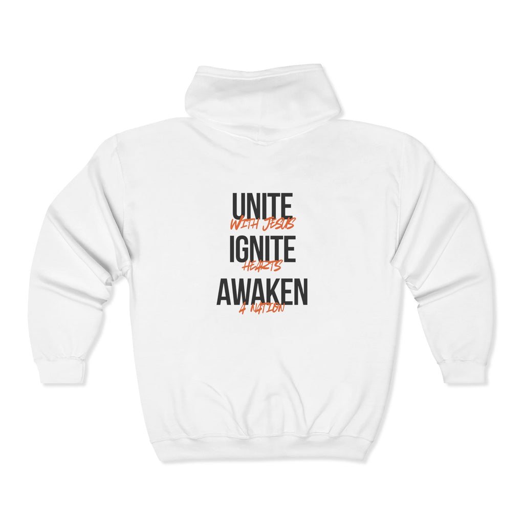 Unite Ignite Awaken — Zip-Up Hoodie
