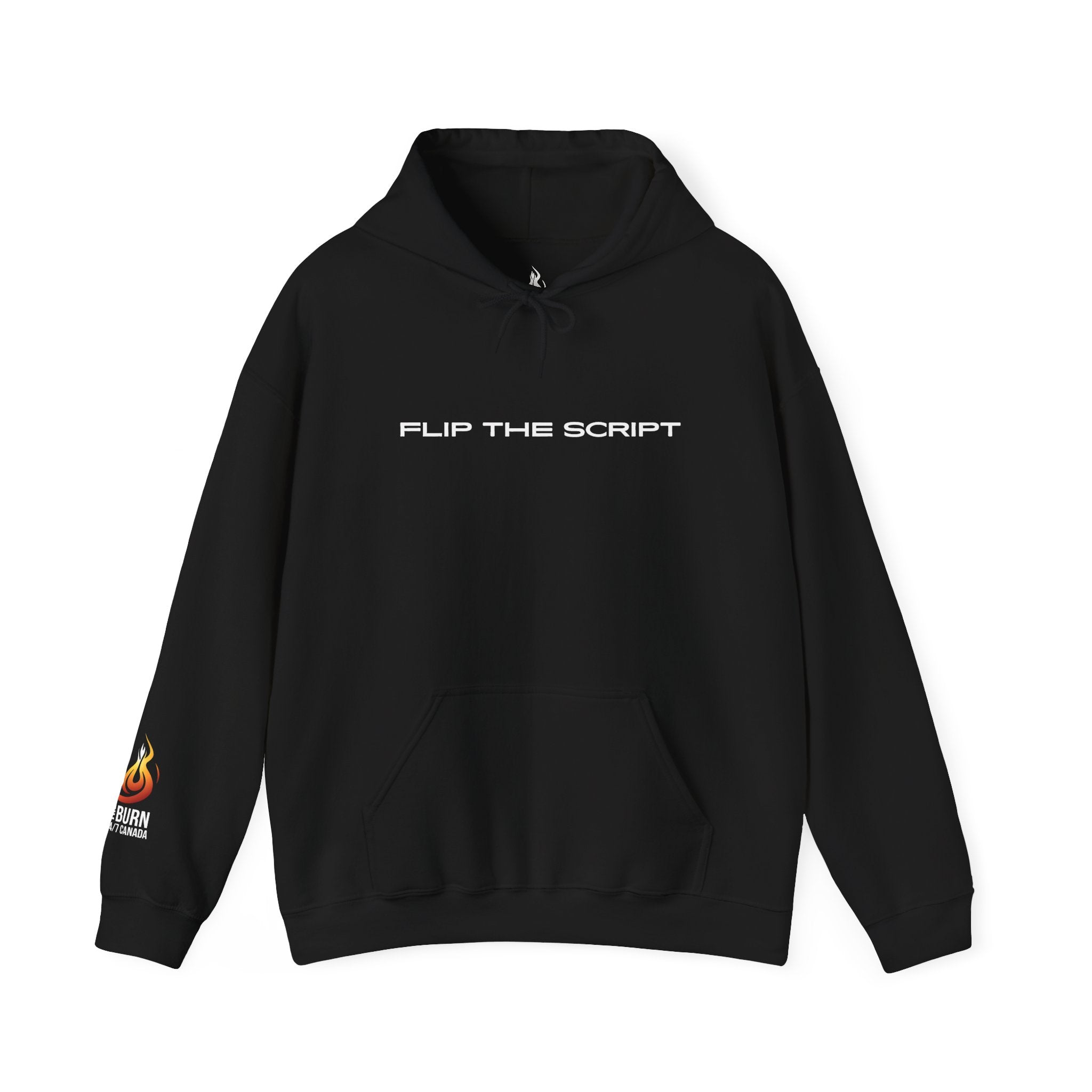 Flip The Script Hoodie: Isaiah 43:18–19 (Dark Colours)
