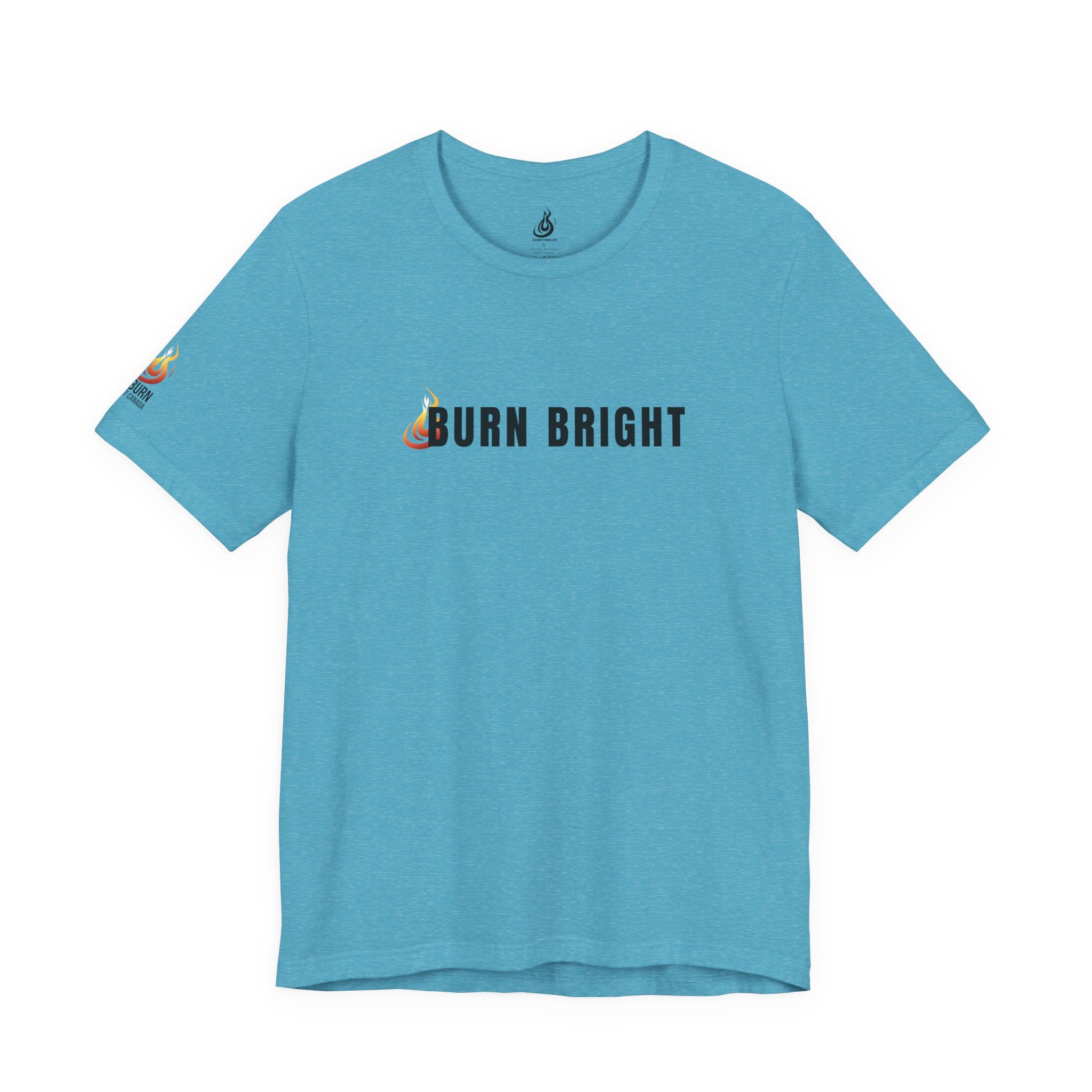 Burn Bright Christian T-Shirt, 2 Corinthians 4:6 Faith Tee (Light Colours)