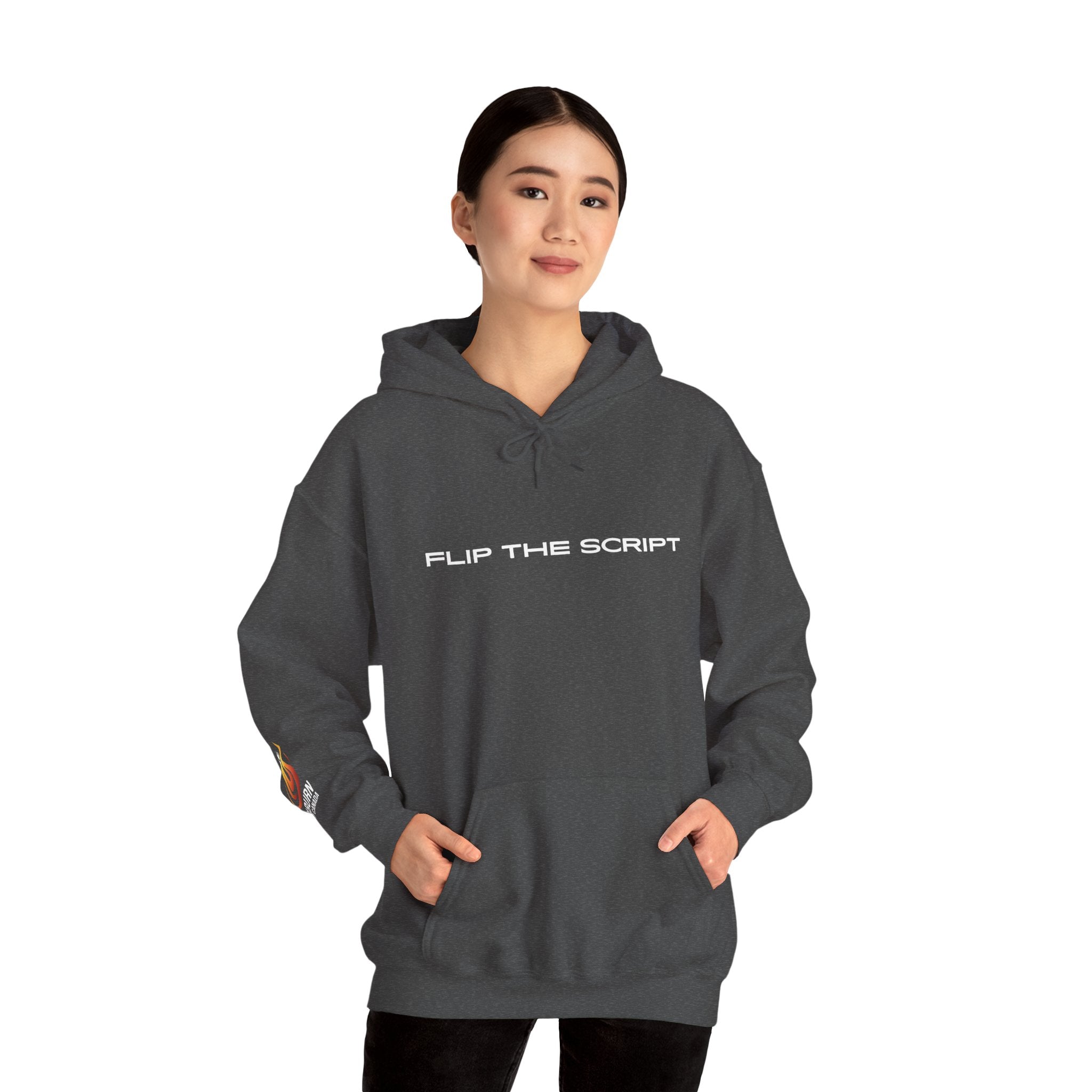 Flip The Script Hoodie: Isaiah 43:18–19 (Dark Colours)