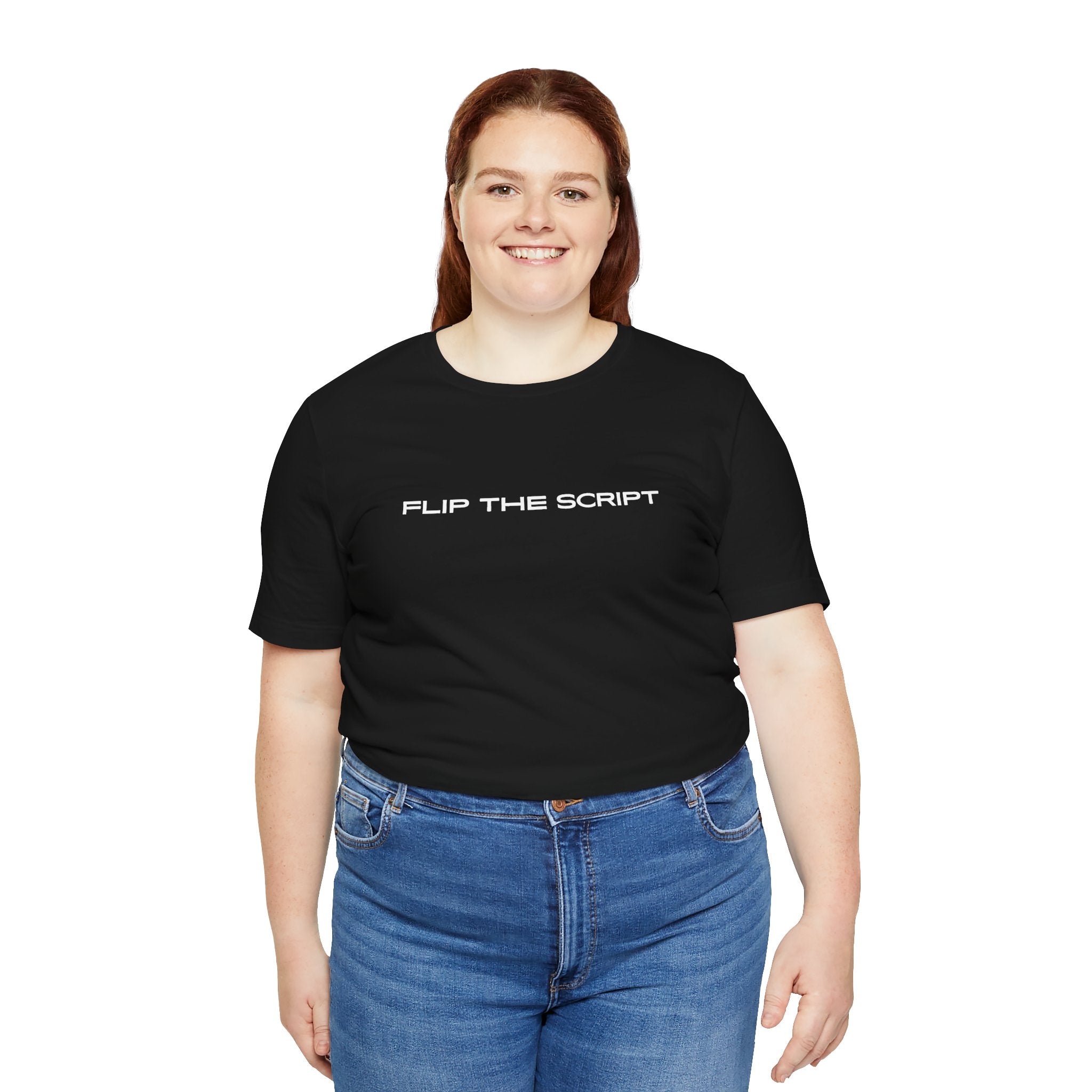 Flip The Script Tee, Isaiah 43:18–19 Christian T-Shirt (Dark Colours)