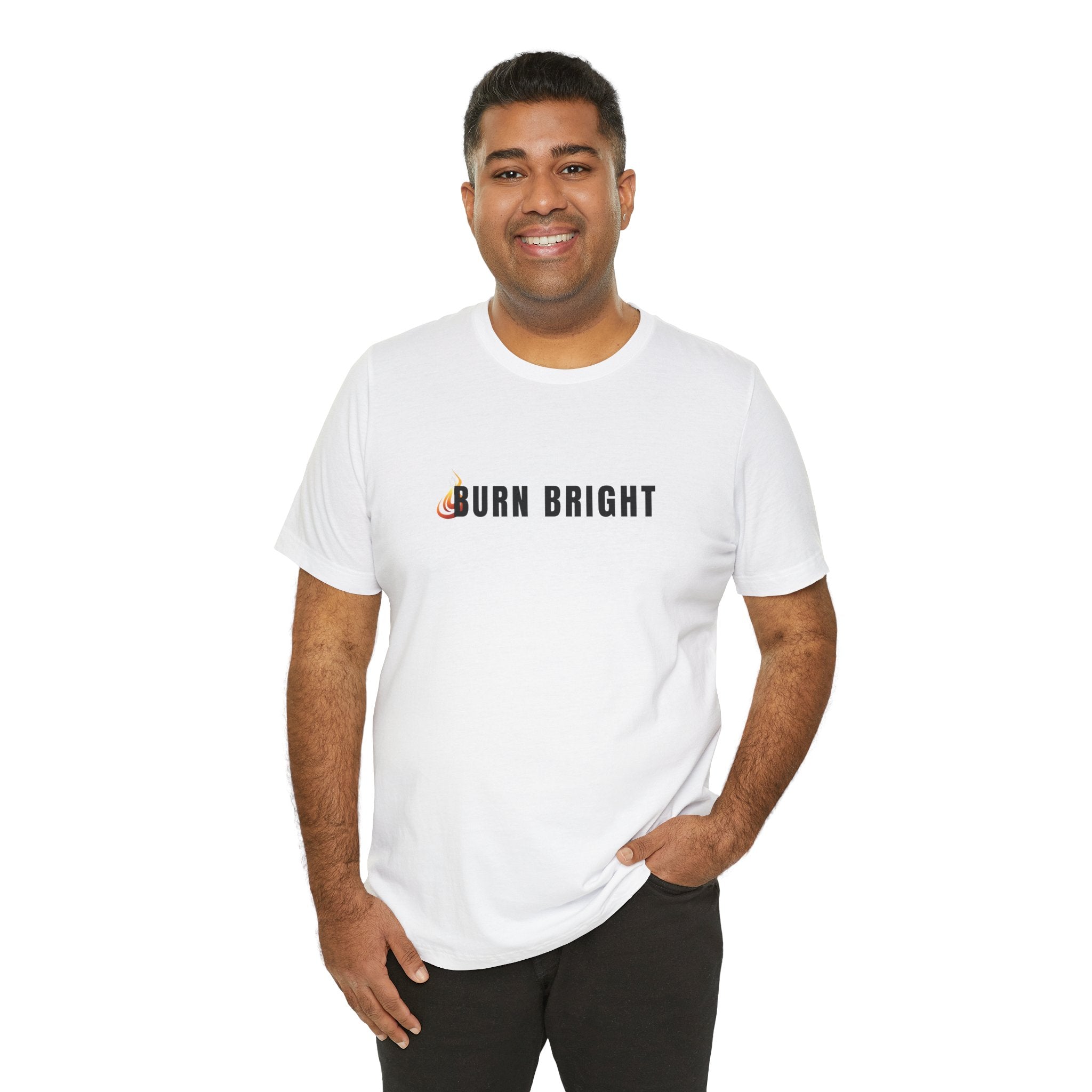 Burn Bright Christian T-Shirt, 2 Corinthians 4:6 Faith Tee (Light Colours)