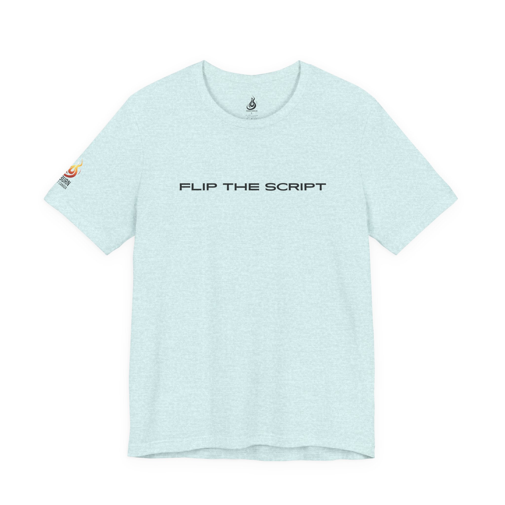 Flip The Script Tee — Isaiah 43:18–19 Christian T-Shirt (Light Colours)