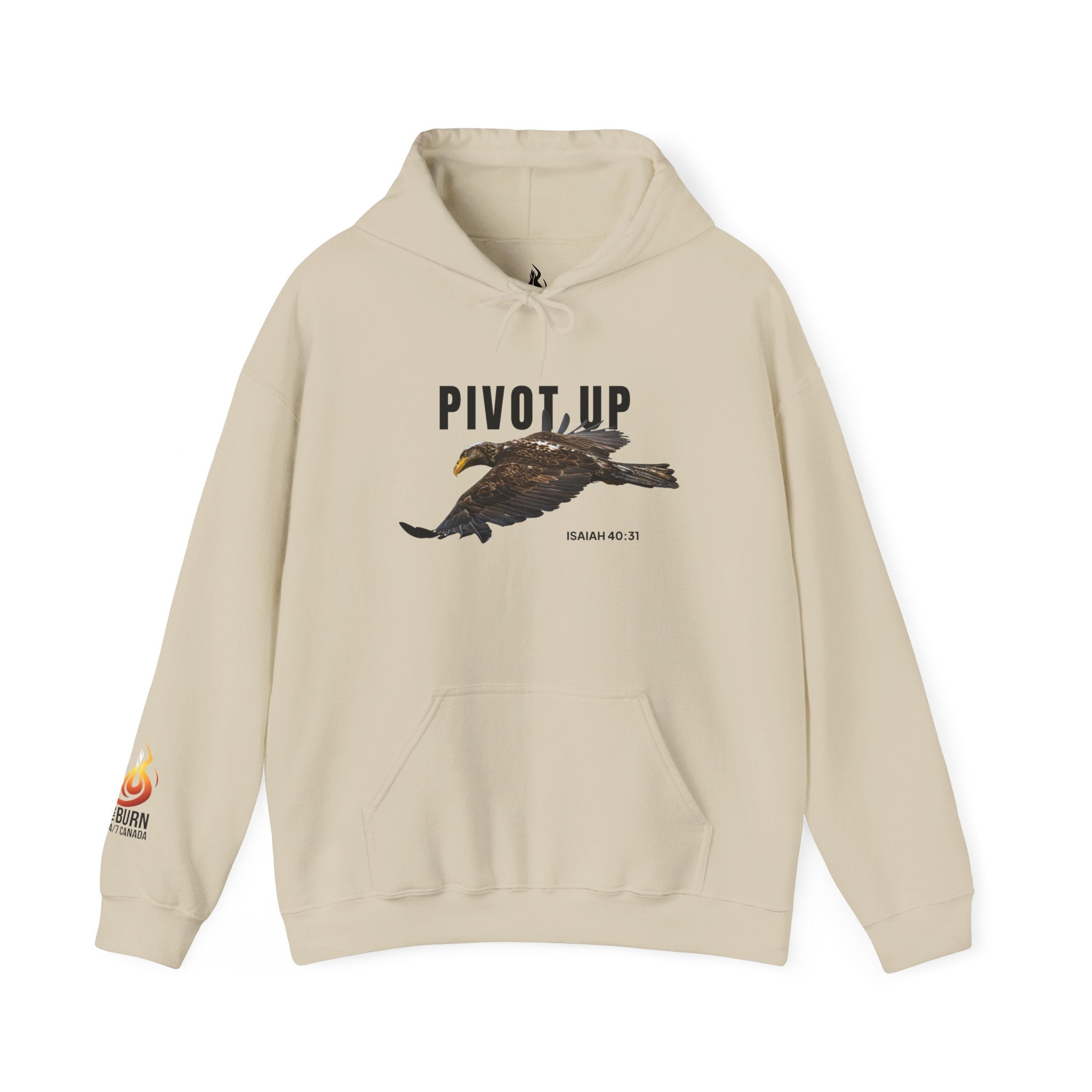 Pivot Up Hoodie — Isaiah 40:31 (Light Colours)