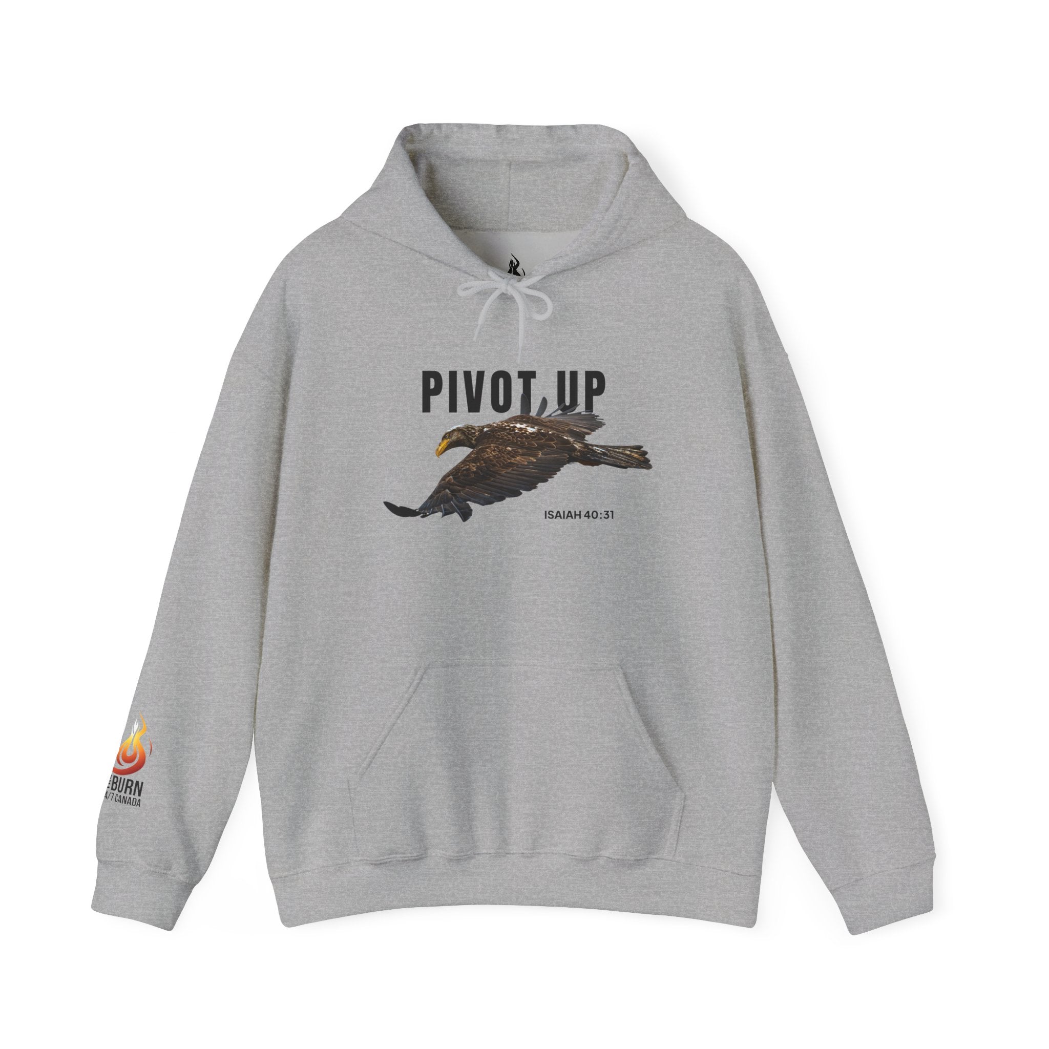 Pivot Up Hoodie — Isaiah 40:31 (Light Colours)