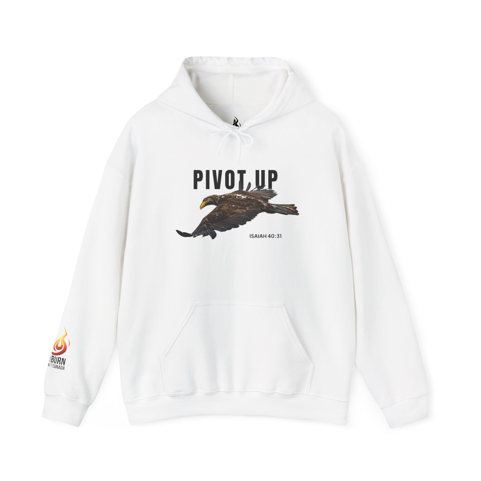 Pivot Up Hoodie — Isaiah 40:31 (Light Colours)
