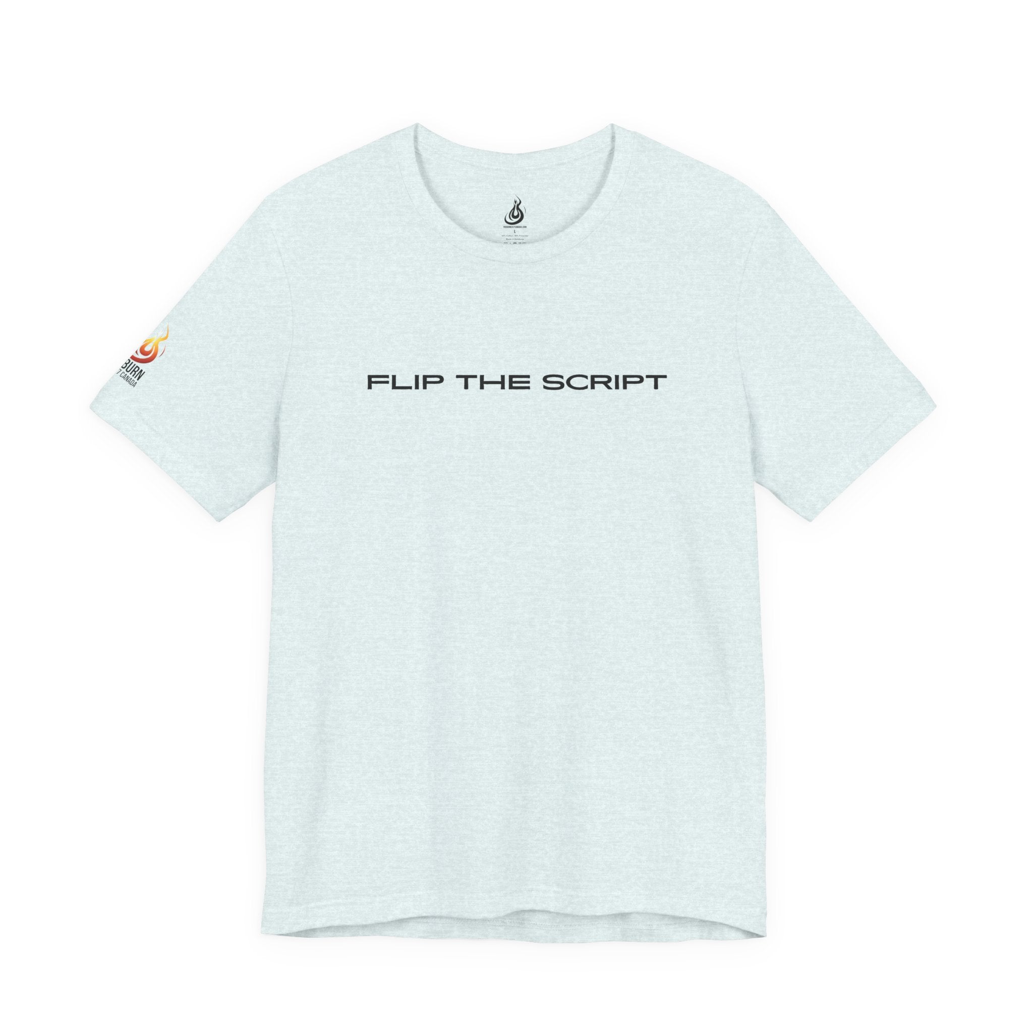 Flip The Script Tee — Isaiah 43:18–19 Christian T-Shirt (Light Colours)