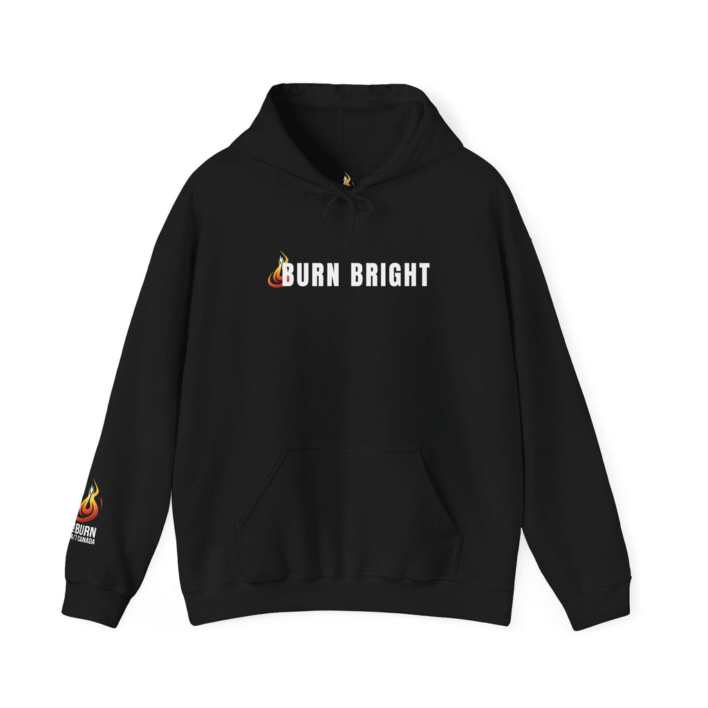 Burn Bright Hoodie — 2 Corinthians 4:6 (Dark Colours)