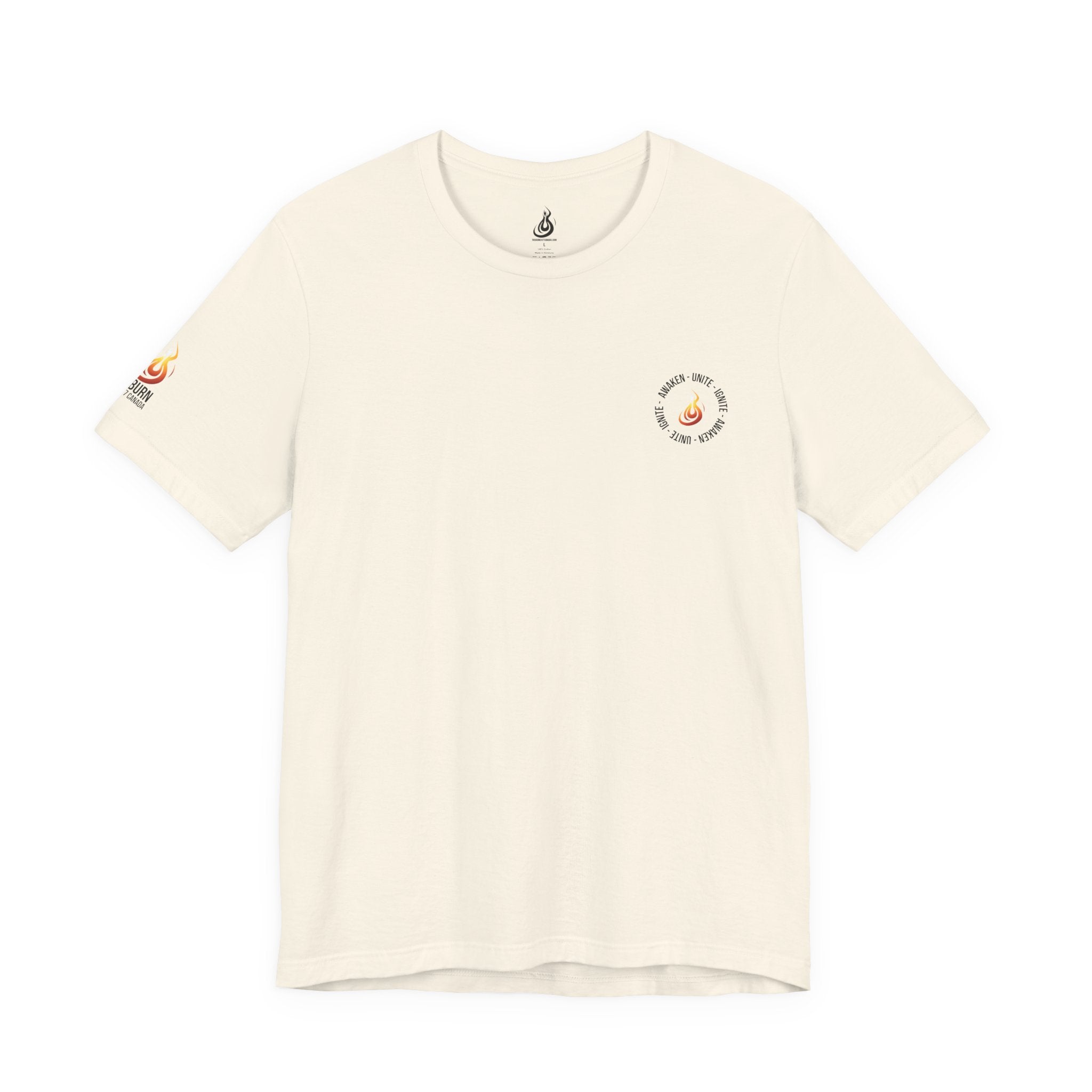 Unite Ignite Awaken Tee – Inspirational Christian Short Sleeve Shirt (Light Colours)