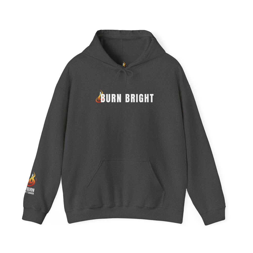 Burn Bright Hoodie — 2 Corinthians 4:6 (Dark Colours)