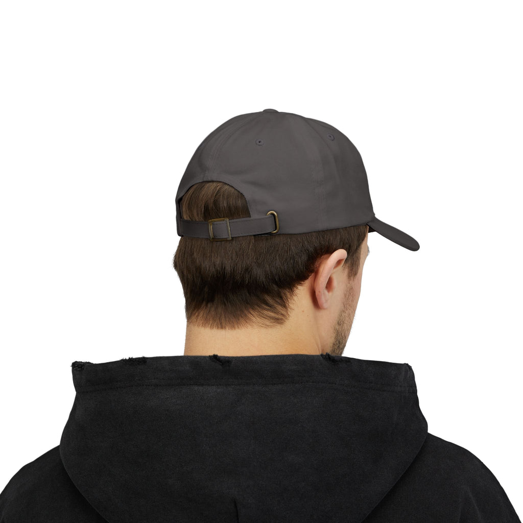 Flame Icon Dad Cap: Minimal Fire Embroidered Baseball Hat