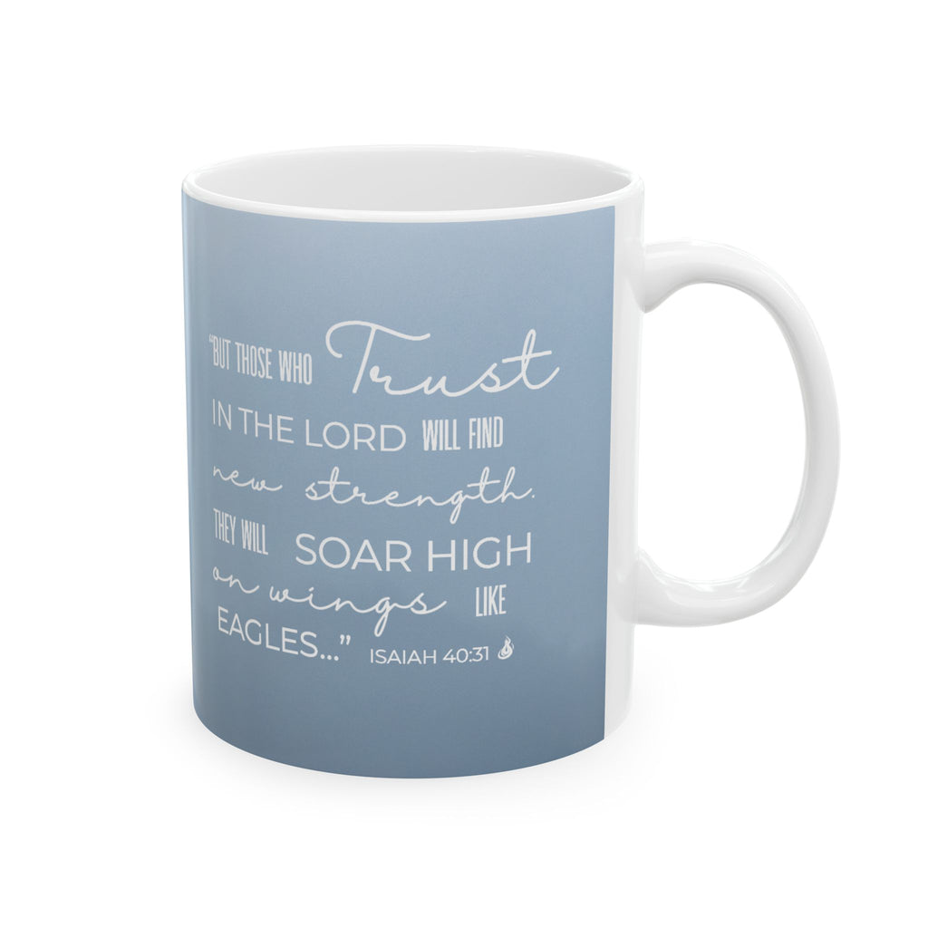 Eagle Inspirational Quote Ceramic Mug (11oz, 15oz)