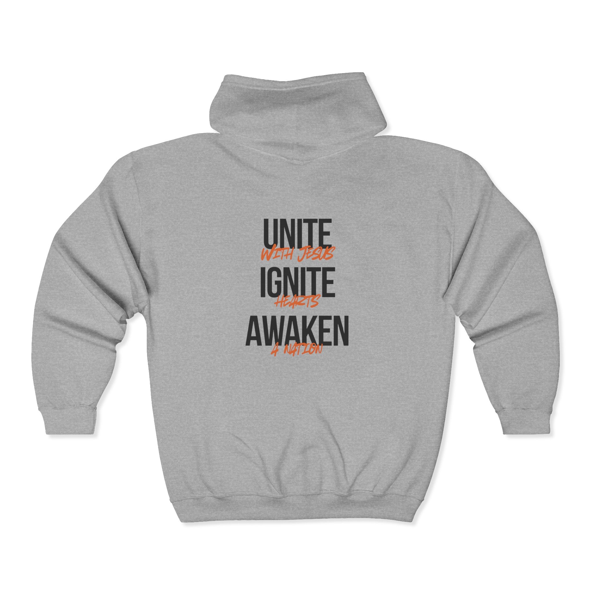 Unite Ignite Awaken — Zip-Up Hoodie