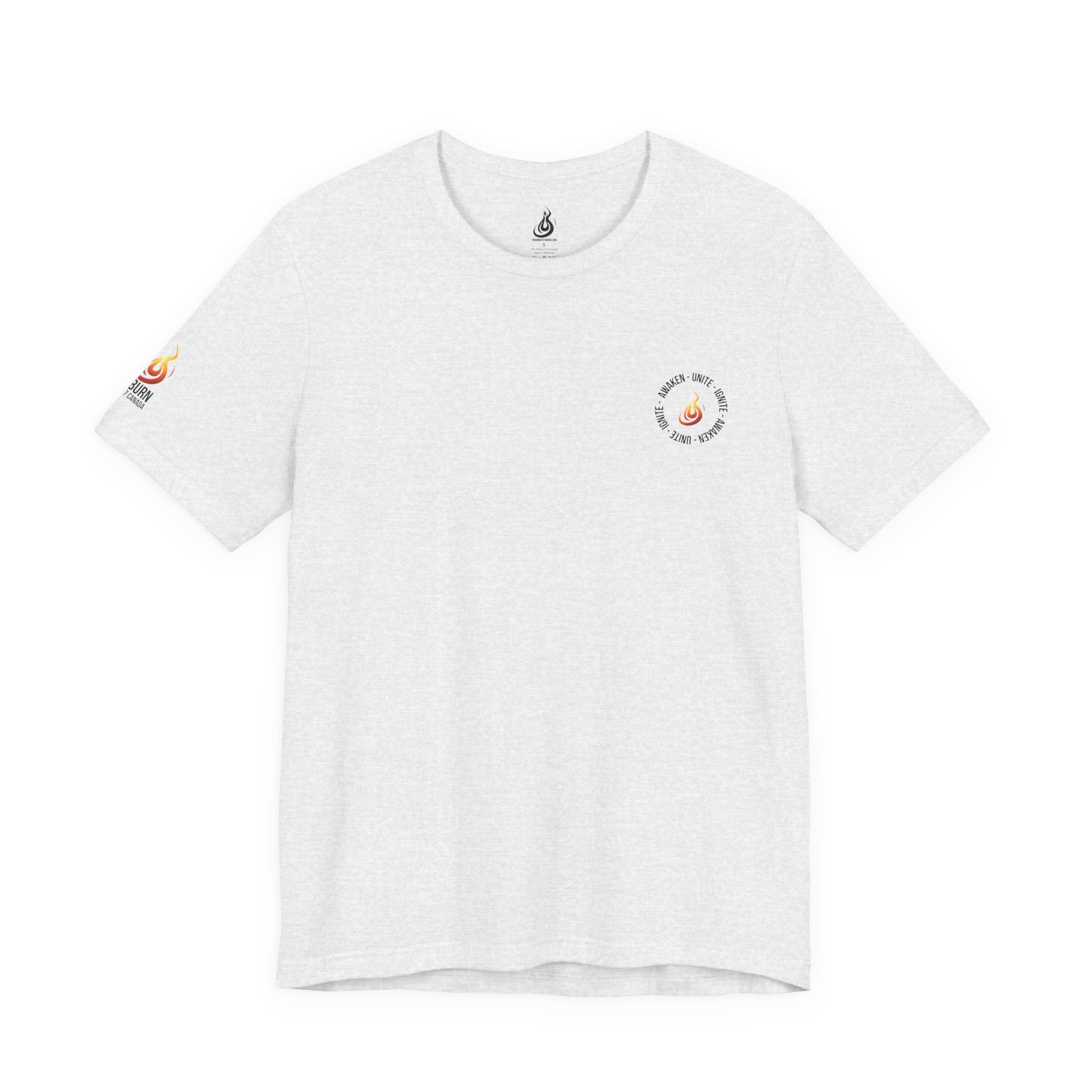 Unite Ignite Awaken Tee – Inspirational Christian Short Sleeve Shirt (Light Colours)