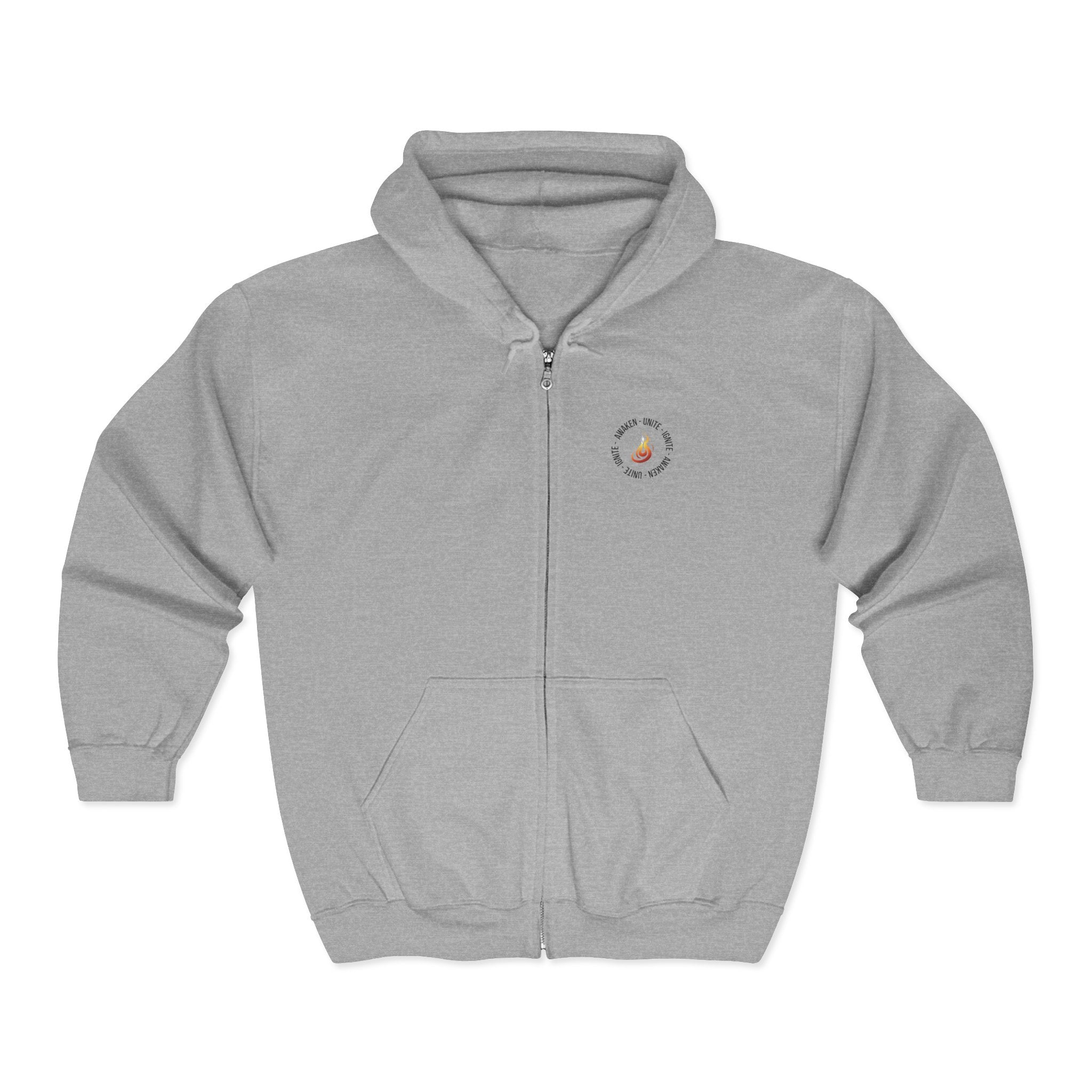Unite Ignite Awaken — Zip-Up Hoodie